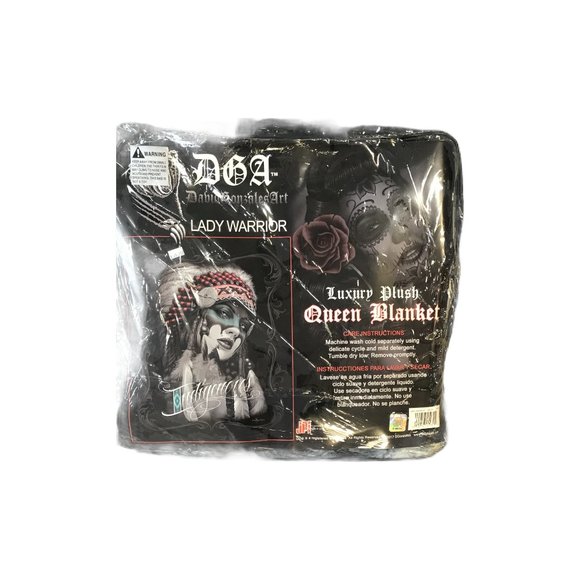 Lady Warrior Special edition luxury queen blanket 4-5LBS NWT by DGA - Picture 2 of 4